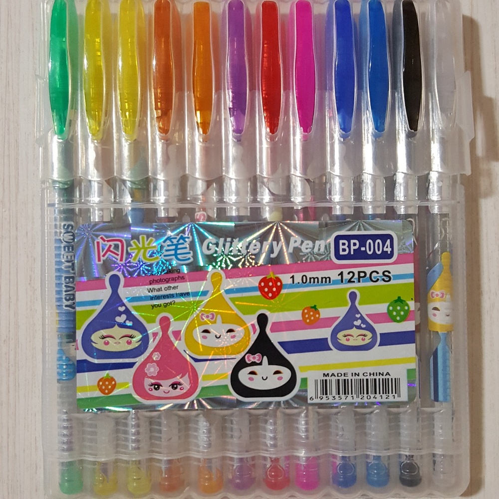 NWT Pastel Rainbow Colorful Glitter Gel Pens Pen